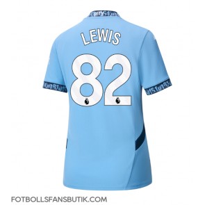 Manchester City Rico Lewis #82 Replika Hemmatröja Damer 2024-25 Kortärmad